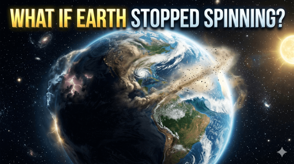 What Would Happen If Earth Suddenly Stopped Spinning?