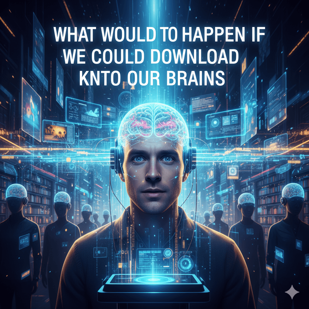 What Would Happen If We Could Download Knowledge Into Our Brains