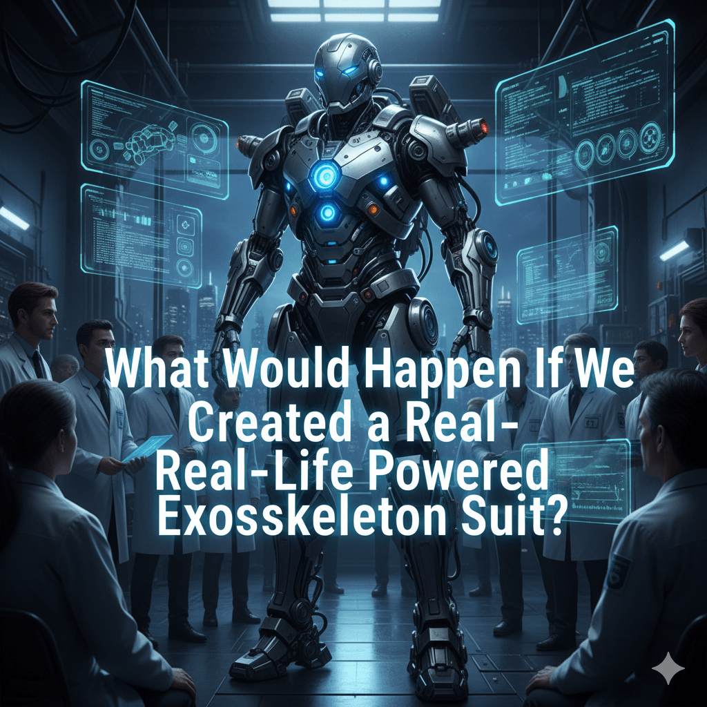 What Would Happen If We Created a Real-Life Powered Exoskeleton Suit