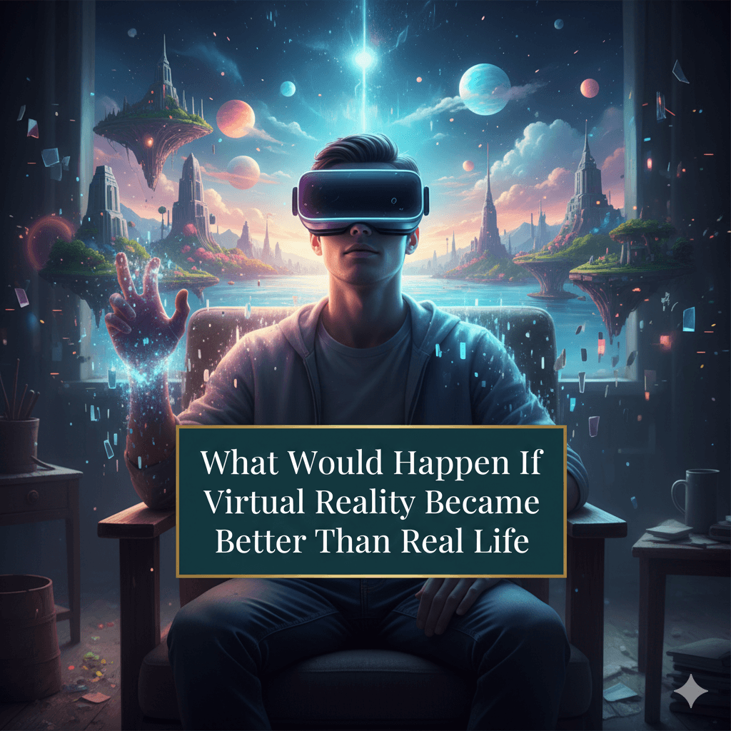 What Would Happen If Virtual Reality Became Better Than Real Life