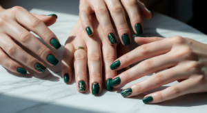TOP 13 dark green nails Inspiration for Every Occasion