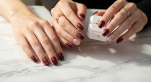 TOP 14 Stunning Maroon Nails Looks That Go Viral