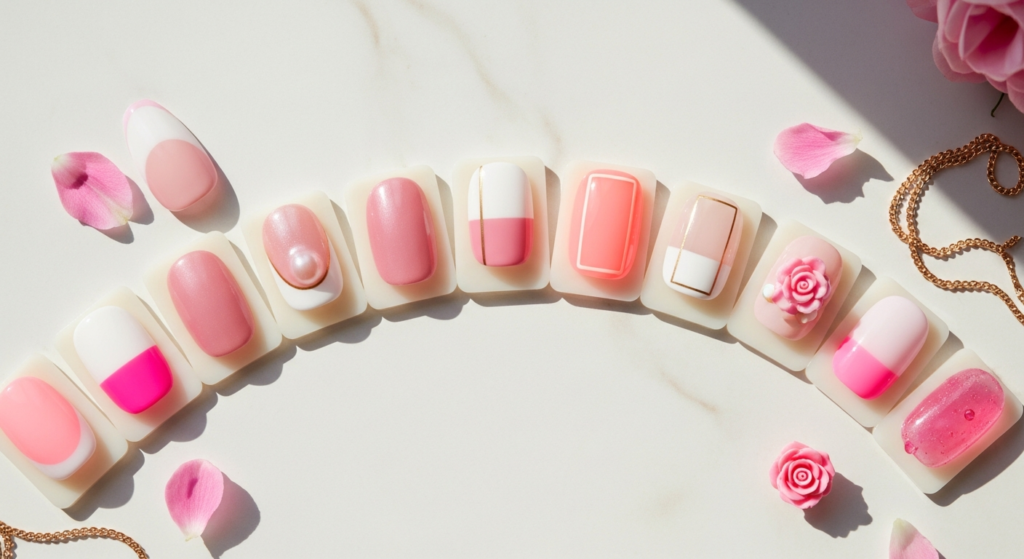 TOP 11 Stunning Pink French Nails Square Looks That Go Viral